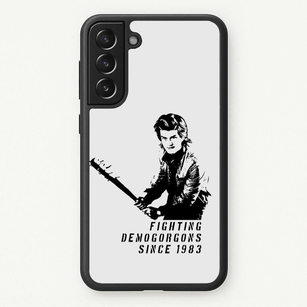 Fighting Demogorgons Since 1983 - Stranger Things Phone Case for Galaxy S21