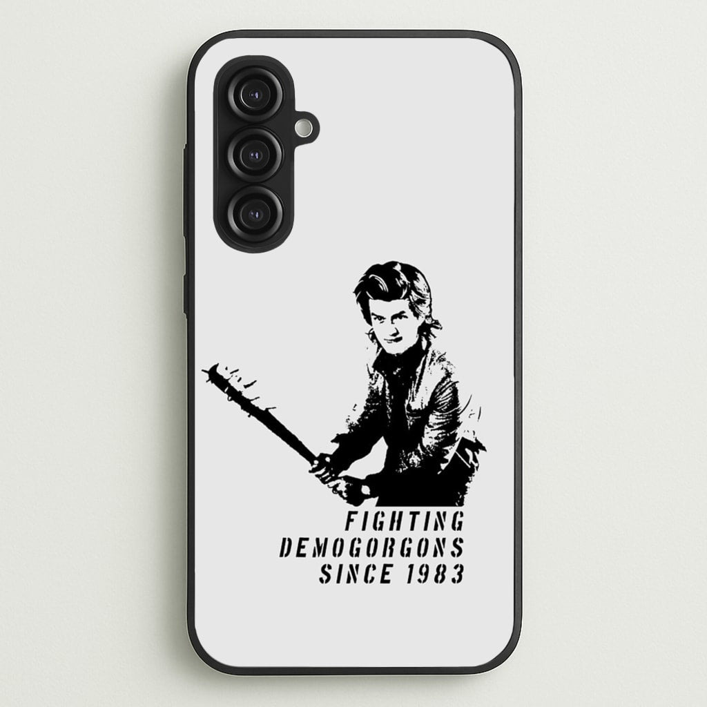 Fighting Demogorgons Since 1983 - Stranger Things Phone Case for Galaxy S23FE