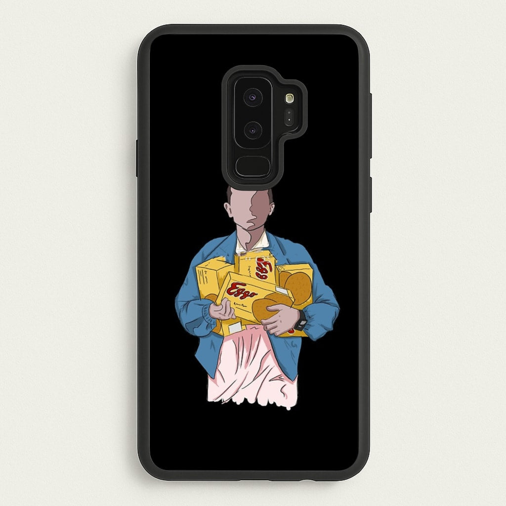 Eleven Faceless Cartoon - Stranger Things Phone Case for Galaxy S9 Plus
