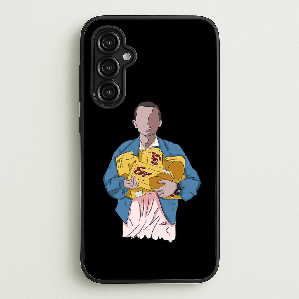 Eleven Faceless Cartoon - Stranger Things Phone Case for Galaxy A14