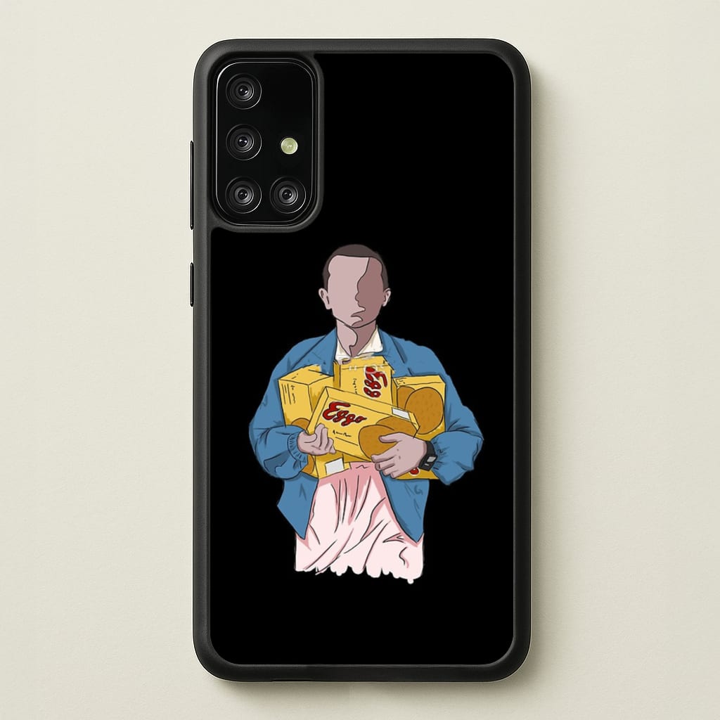 Eleven Faceless Cartoon - Stranger Things Phone Case for Galaxy A71