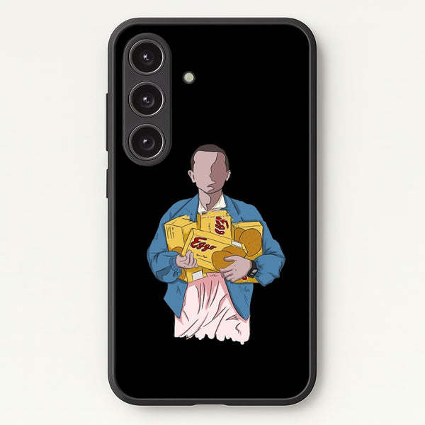 Eleven Faceless Cartoon - Stranger Things Phone Case for Galaxy S25 Plus