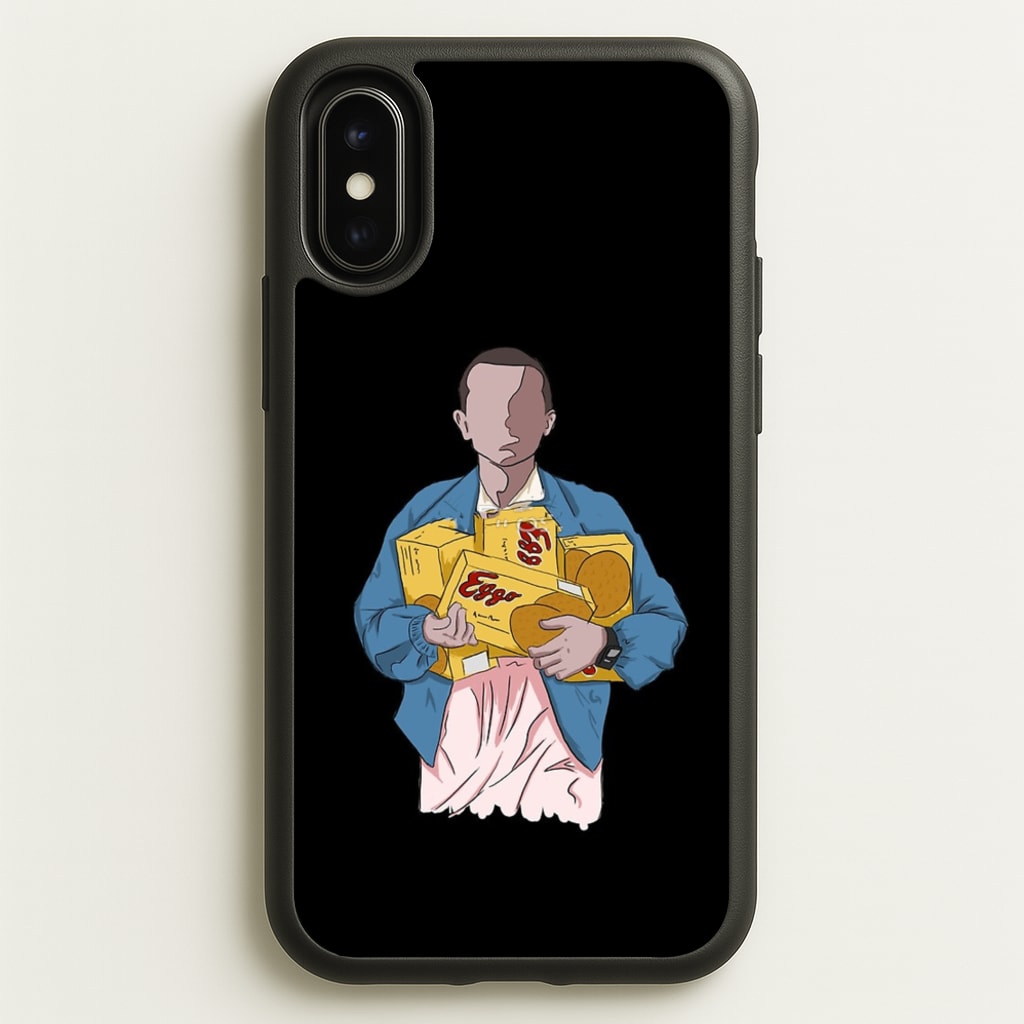 Eleven Faceless Cartoon - Stranger Things Phone Case for iPhone X / XS