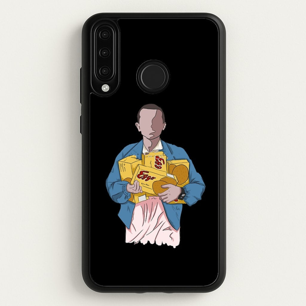 Eleven Faceless Cartoon - Stranger Things Phone Case for Huawei P30 Lite