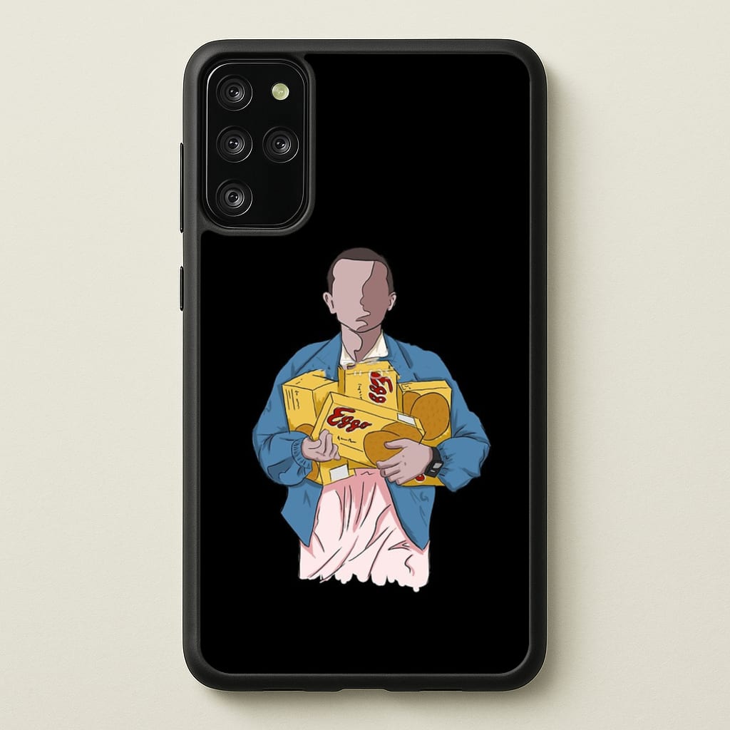 Eleven Faceless Cartoon - Stranger Things Phone Case for Galaxy S20 Plus