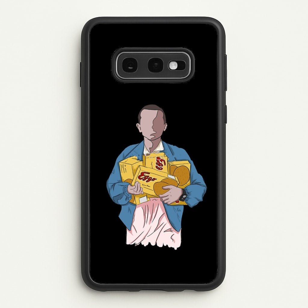 Eleven Faceless Cartoon - Stranger Things Phone Case for Galaxy S10e