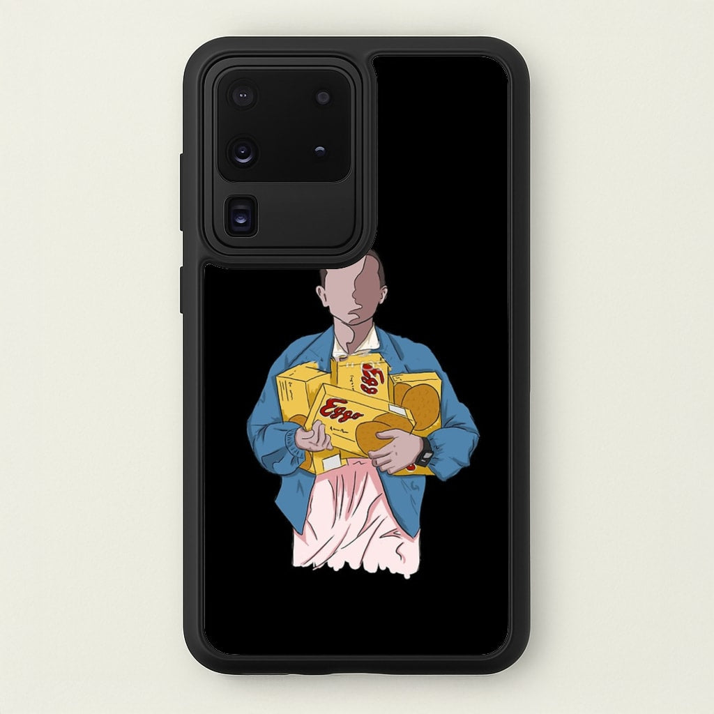 Eleven Faceless Cartoon - Stranger Things Phone Case for Galaxy S20 Ultra