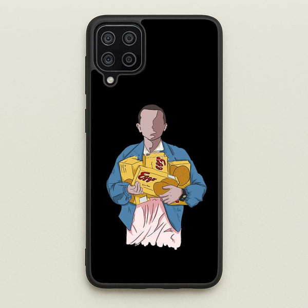 Eleven Faceless Cartoon - Stranger Things Phone Case for Galaxy A12