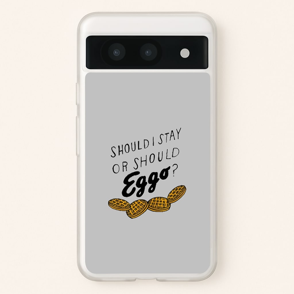 Should I Stay Or Should I Eggo - Stranger Things Phone Case for Google Pixel 8a