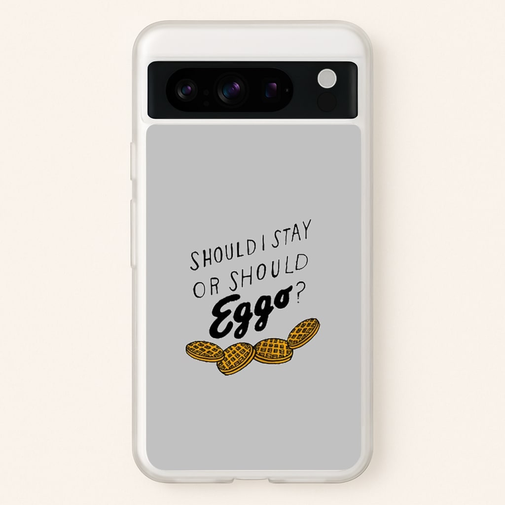 Should I Stay Or Should I Eggo - Stranger Things Phone Case for Google Pixel 8 Pro