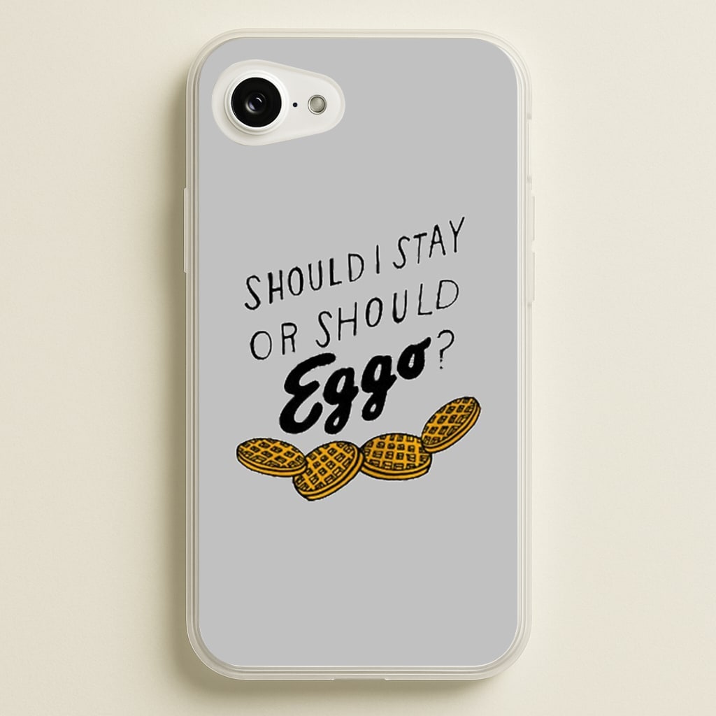 Should I Stay Or Should I Eggo - Stranger Things Phone Case for iPhone 16e