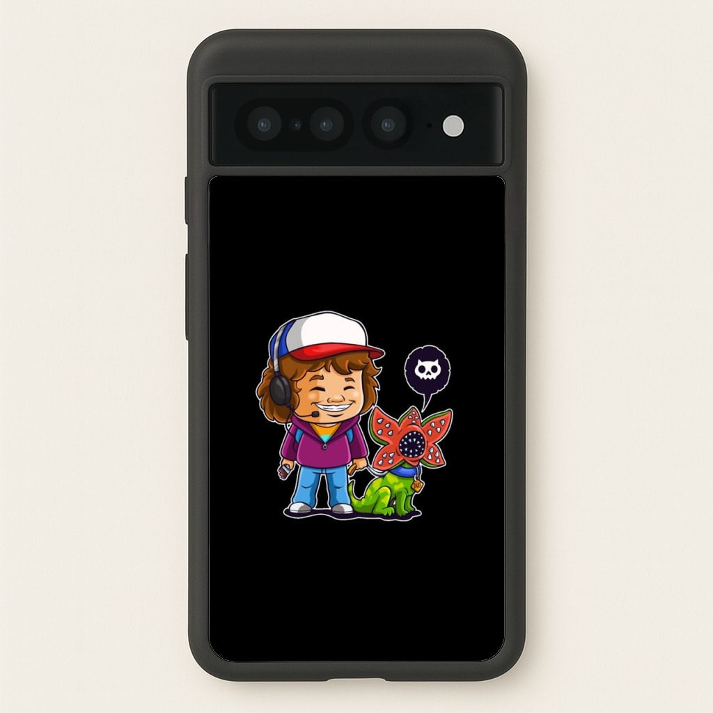 Dustin and The Demogorgon - Stranger Things Phone Case for Google Pixel 7 Pro