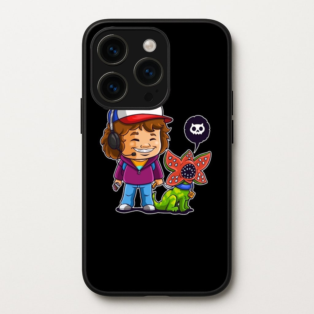 Dustin and The Demogorgon - Stranger Things Phone Case for iPhone 15 Pro Max