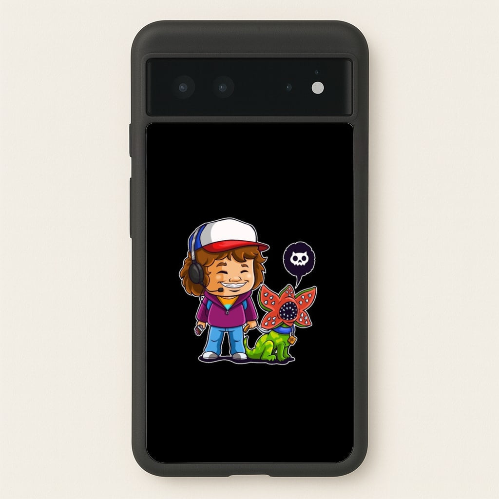 Dustin and The Demogorgon - Stranger Things Phone Case for Google Pixel 6