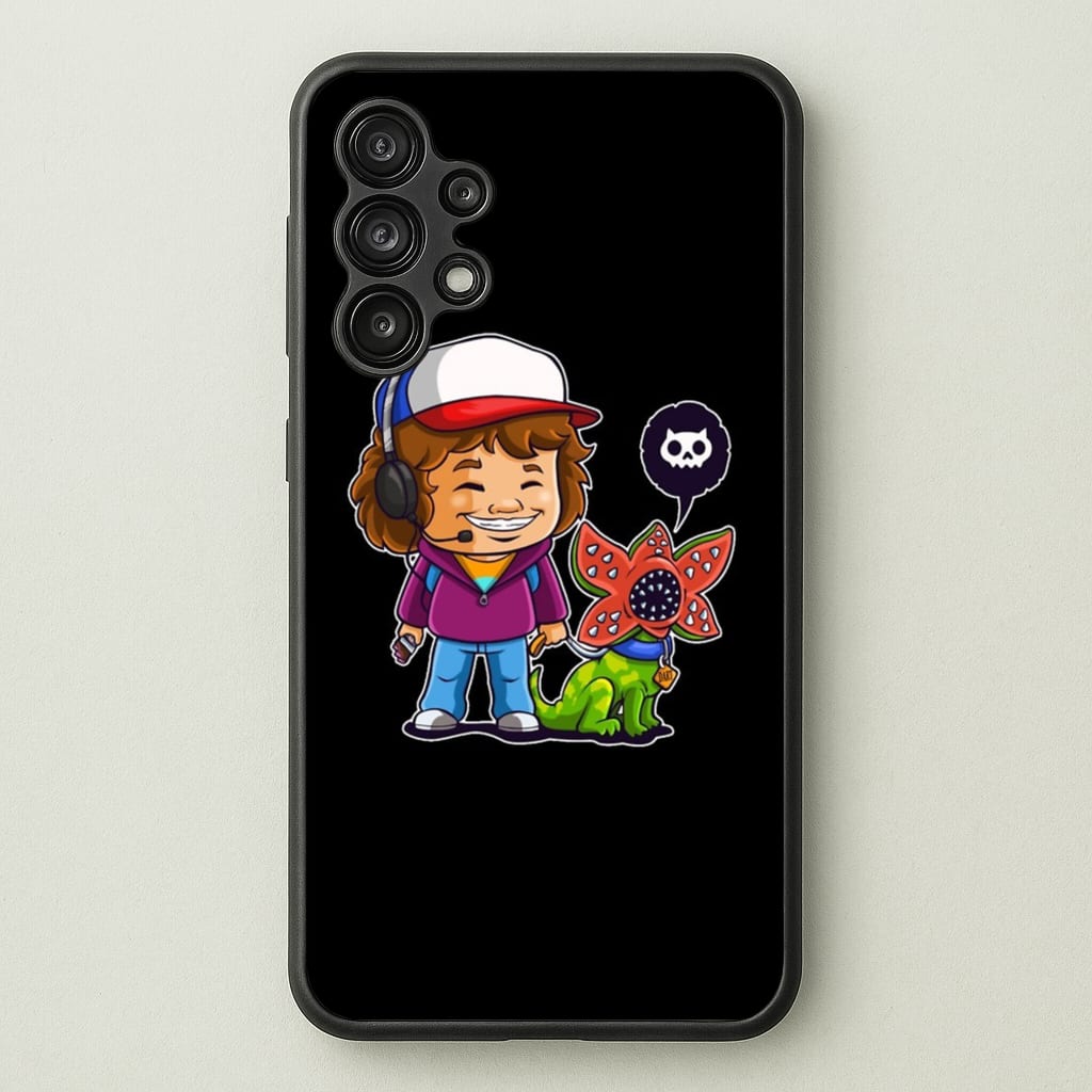 Dustin and The Demogorgon - Stranger Things Phone Case for Galaxy A13