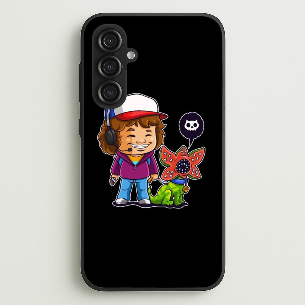 Dustin and The Demogorgon - Stranger Things Phone Case for Galaxy S23FE
