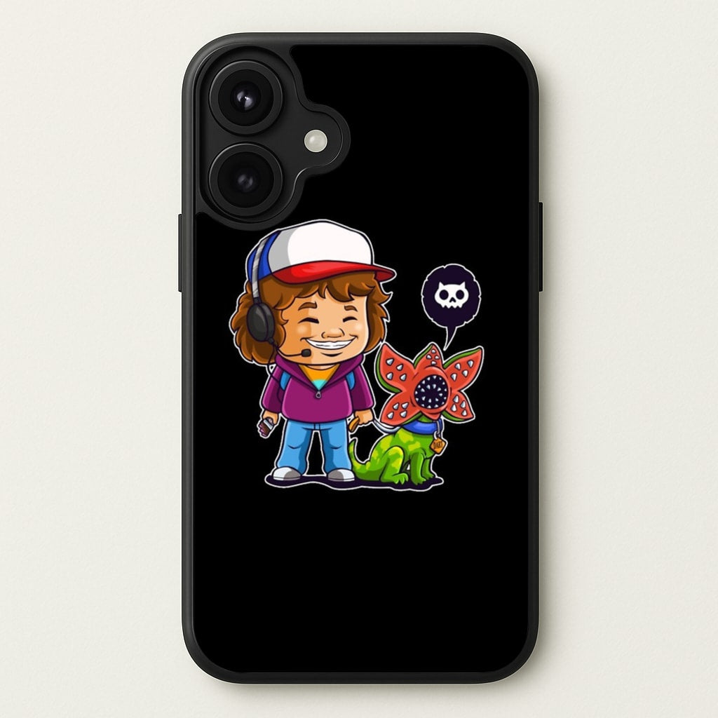 Dustin and The Demogorgon Phone Case for iPhone 17