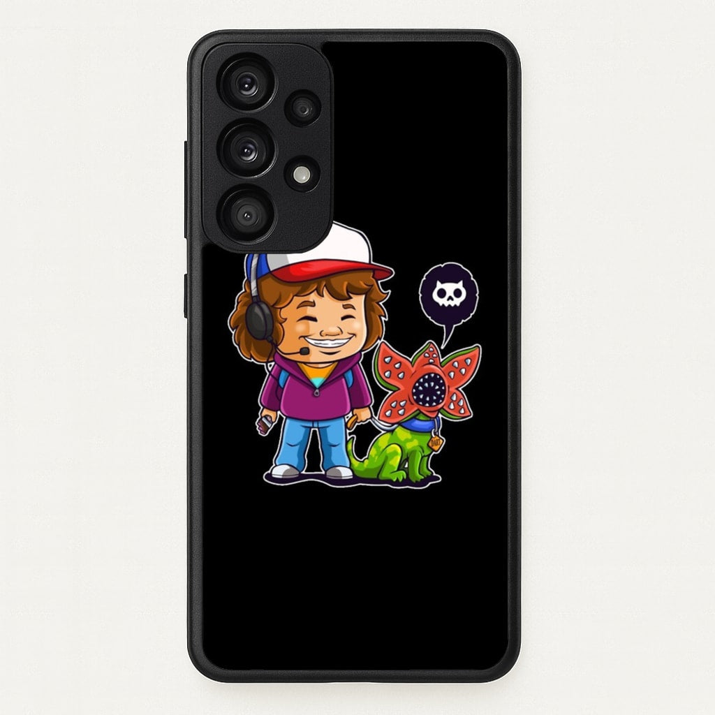 Dustin and The Demogorgon - Stranger Things Phone Case for Galaxy A53