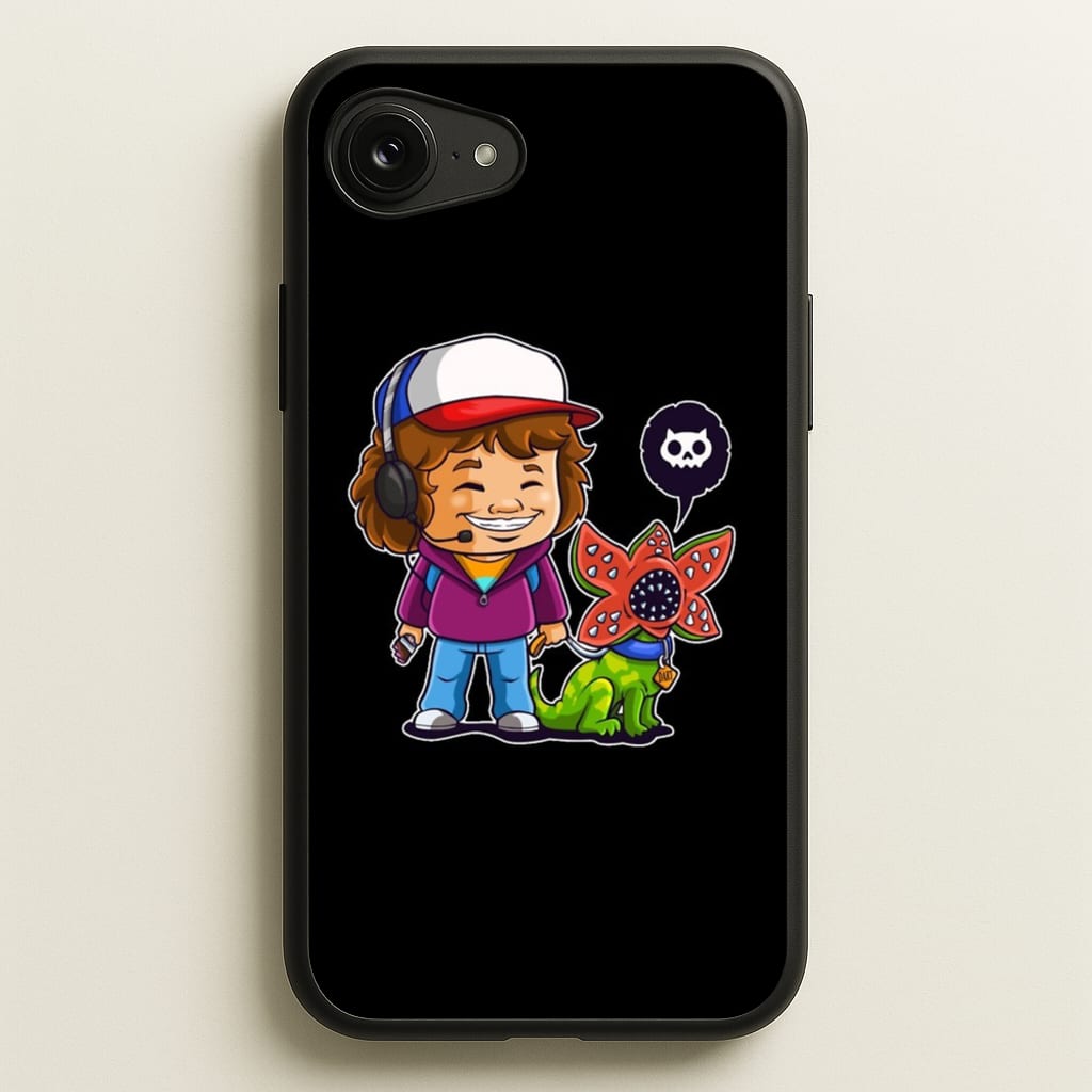 Dustin and The Demogorgon - Stranger Things Phone Case for iPhone 16e