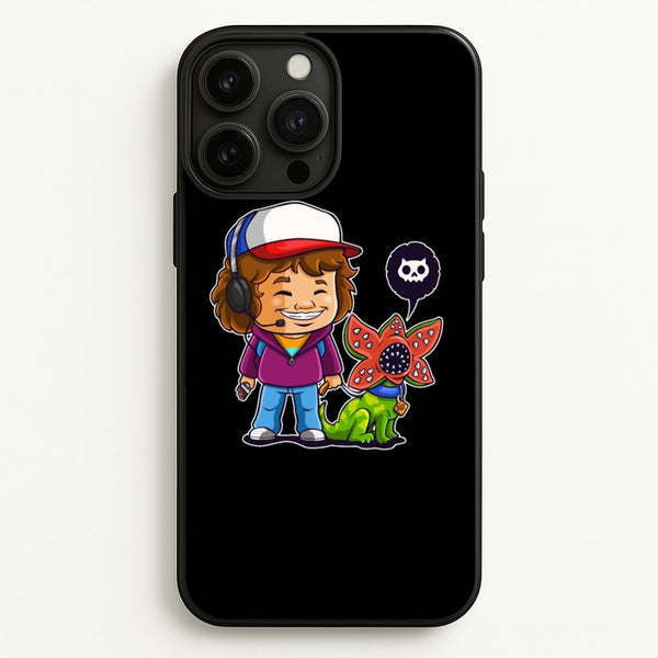 Dustin and The Demogorgon - Stranger Things Phone Case for iPhone 13 Pro Max