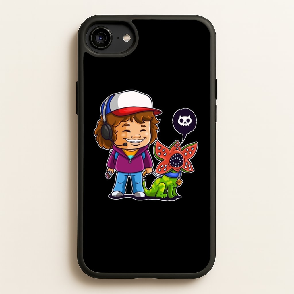 Dustin and The Demogorgon - Stranger Things Phone Case for iPhone 6 / 7 / 8 / SE