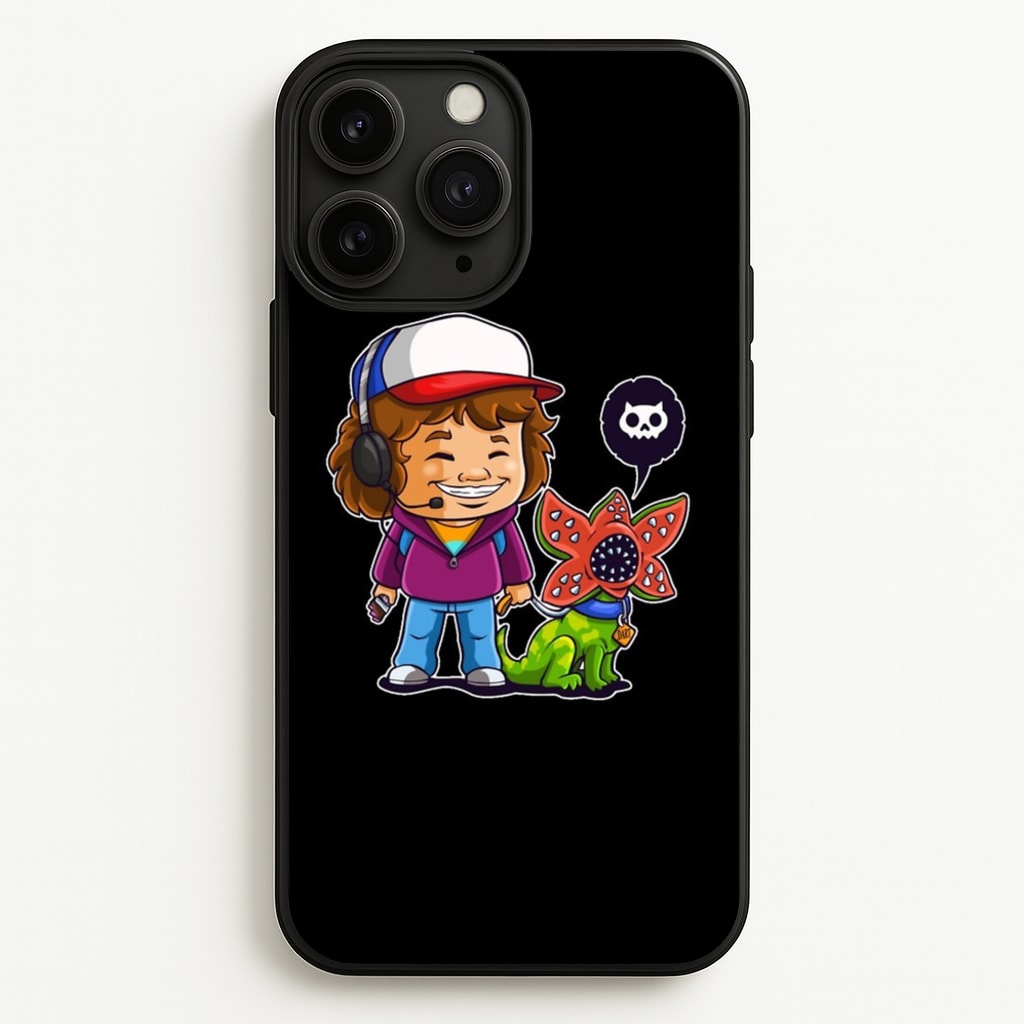 Dustin and The Demogorgon - Stranger Things Phone Case for iPhone 11 Pro