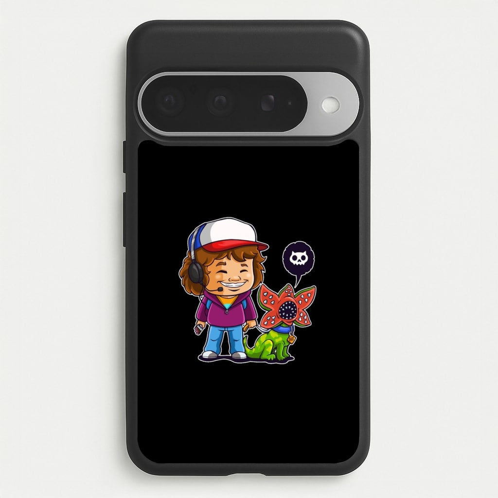 Dustin and The Demogorgon Phone Case for Google Pixel 10 Pro XL