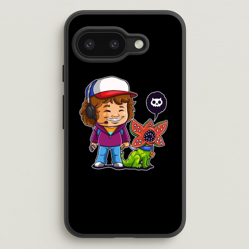 Dustin and The Demogorgon - Stranger Things Phone Case for Google Pixel 9a