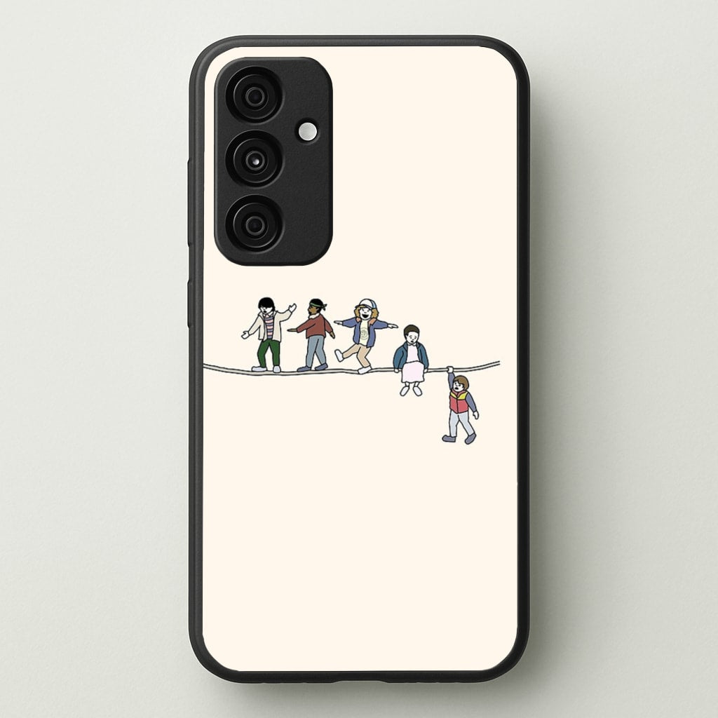 Stranger Acrobats - Stranger Things Phone Case for Galaxy A55