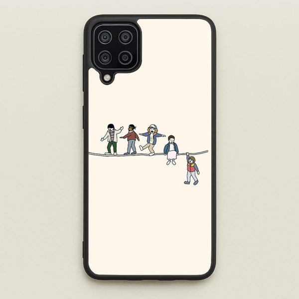 Stranger Acrobats - Stranger Things Phone Case for Galaxy A12