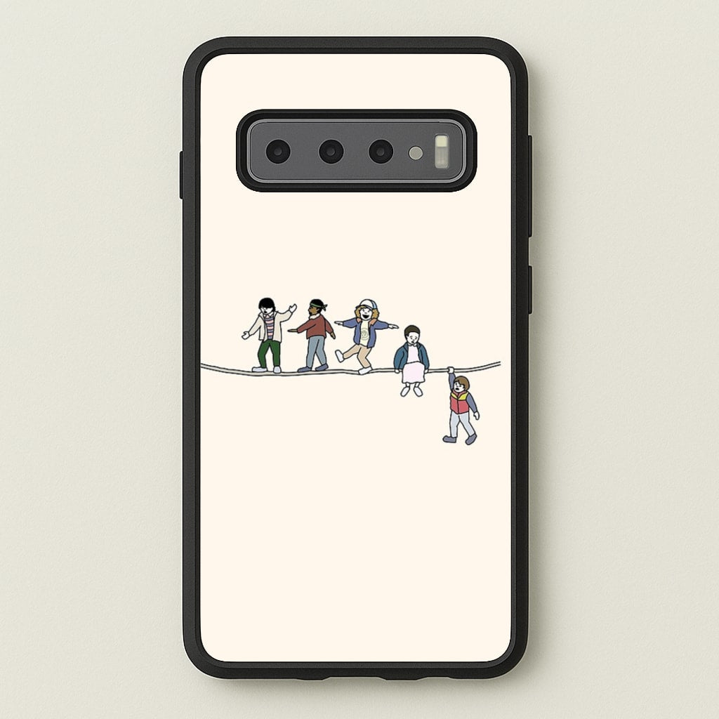 Stranger Acrobats - Stranger Things Phone Case for Galaxy S10 Plus