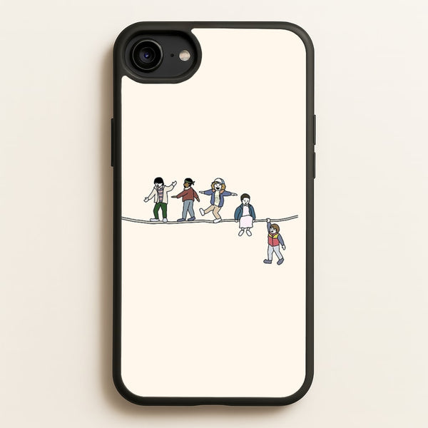 Stranger Acrobats - Stranger Things Phone Case for iPhone 6 / 7 / 8 / SE