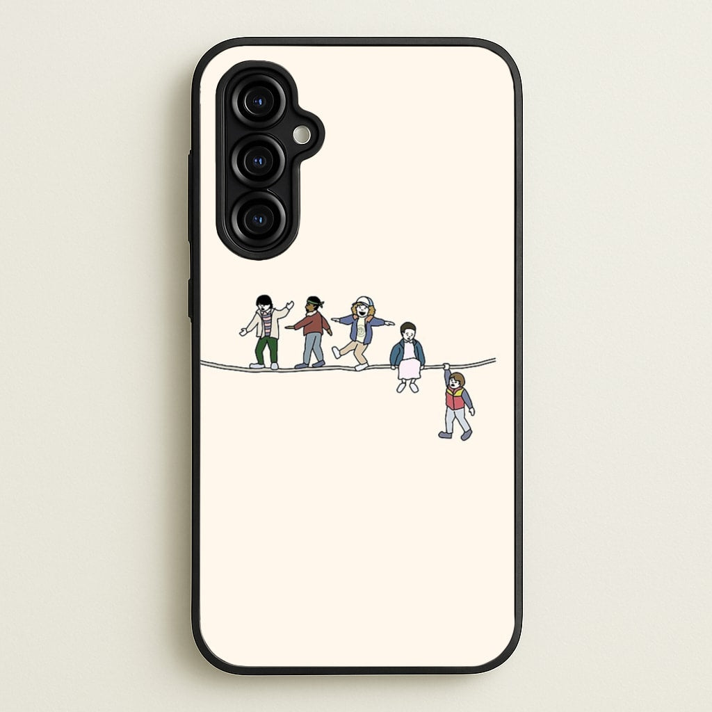 Stranger Acrobats - Stranger Things Phone Case for Galaxy A54