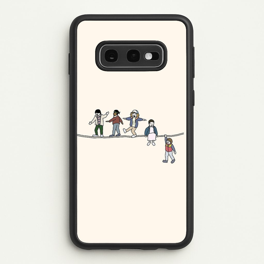 Stranger Acrobats - Stranger Things Phone Case for Galaxy S10e