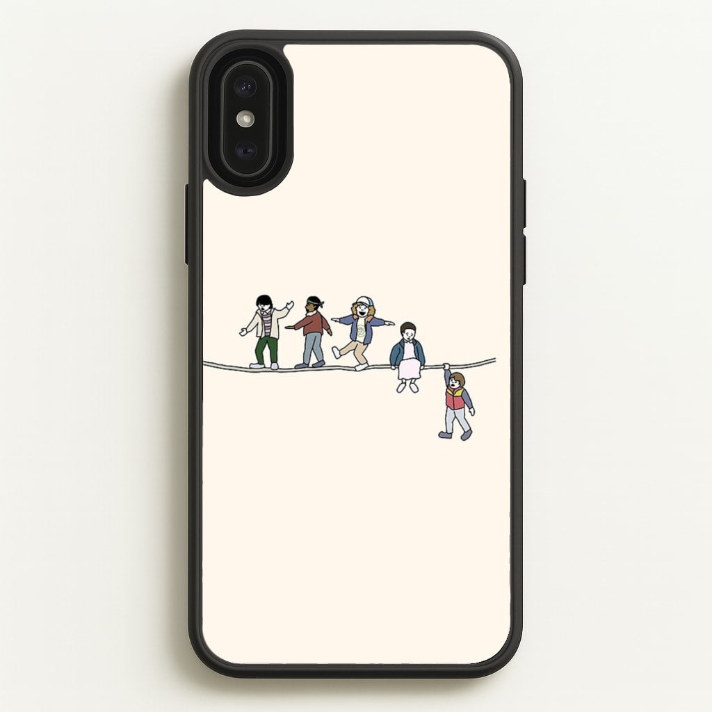 Stranger Acrobats - Stranger Things Phone Case for iPhone XS Max