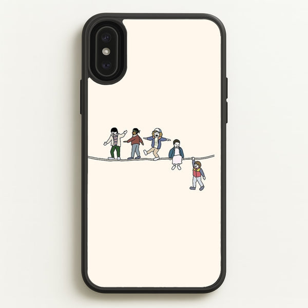 Stranger Acrobats - Stranger Things Phone Case for iPhone XS Max