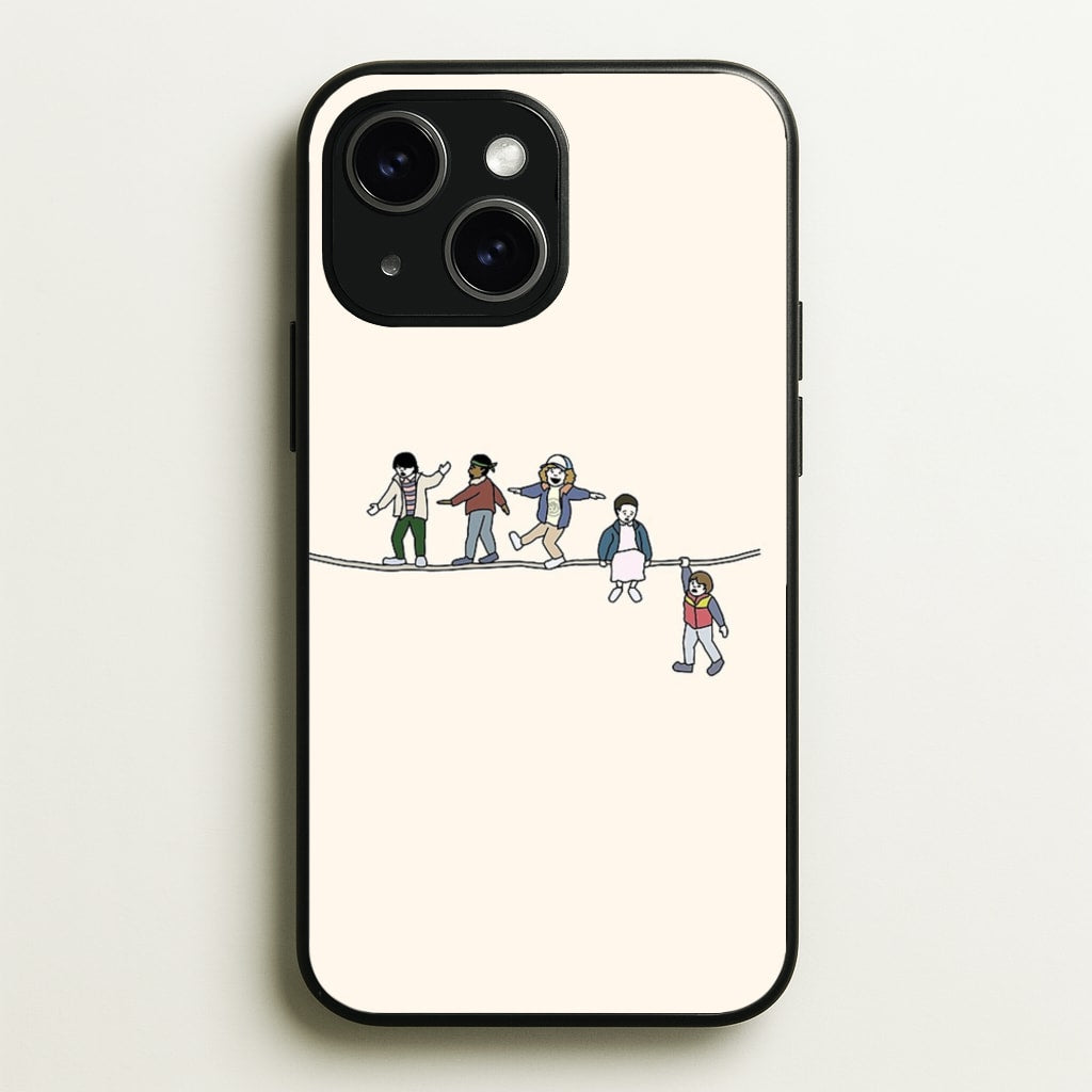 Stranger Acrobats - Stranger Things Phone Case for iPhone 14