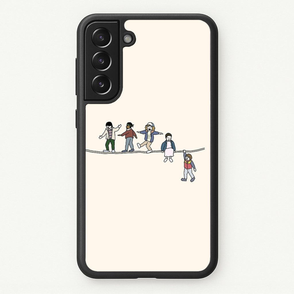 Stranger Acrobats - Stranger Things Phone Case for Galaxy S21 Plus