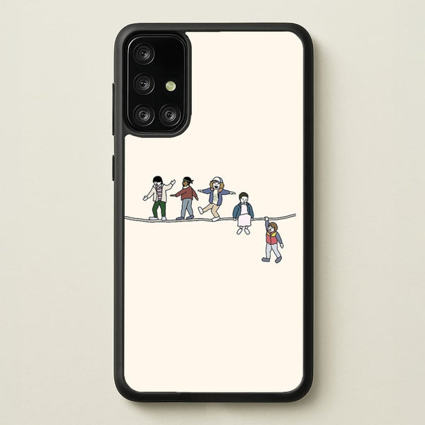 Stranger Acrobats - Stranger Things Phone Case for Galaxy A71