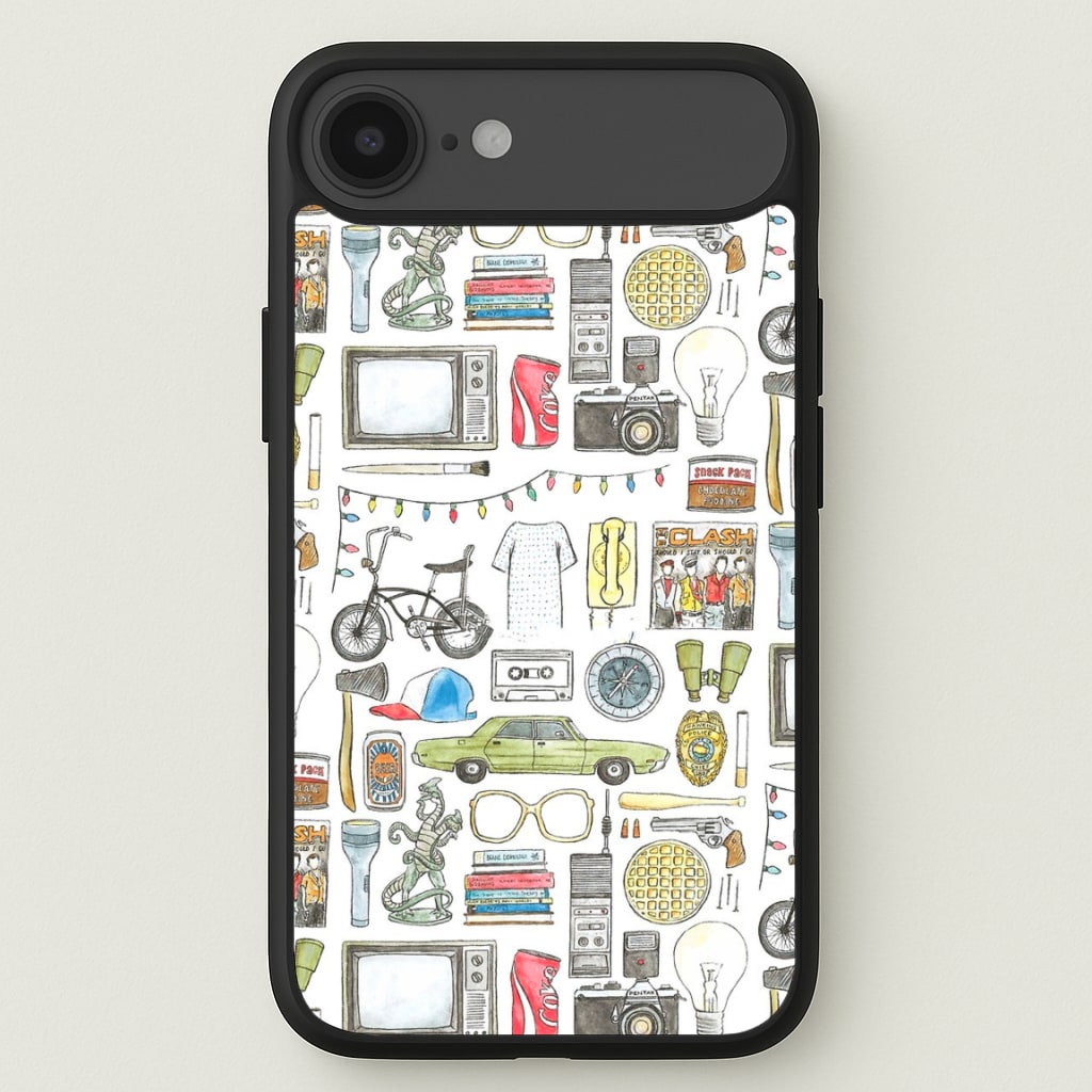 Stranger Objects Illustration Phone Case for iPhone 17 Air