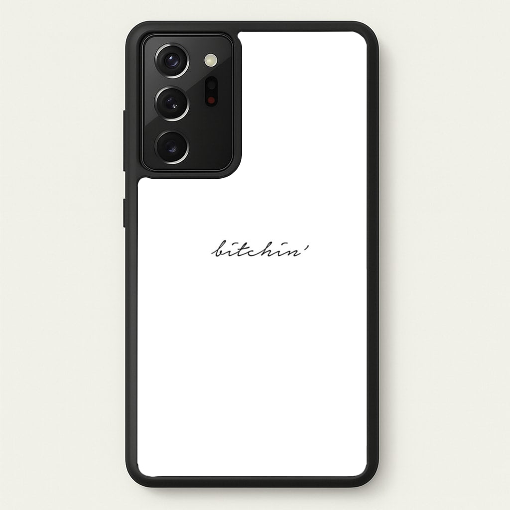 Bitchin' - White Stranger - Stranger Things Phone Case for Galaxy Note 20 Ultra
