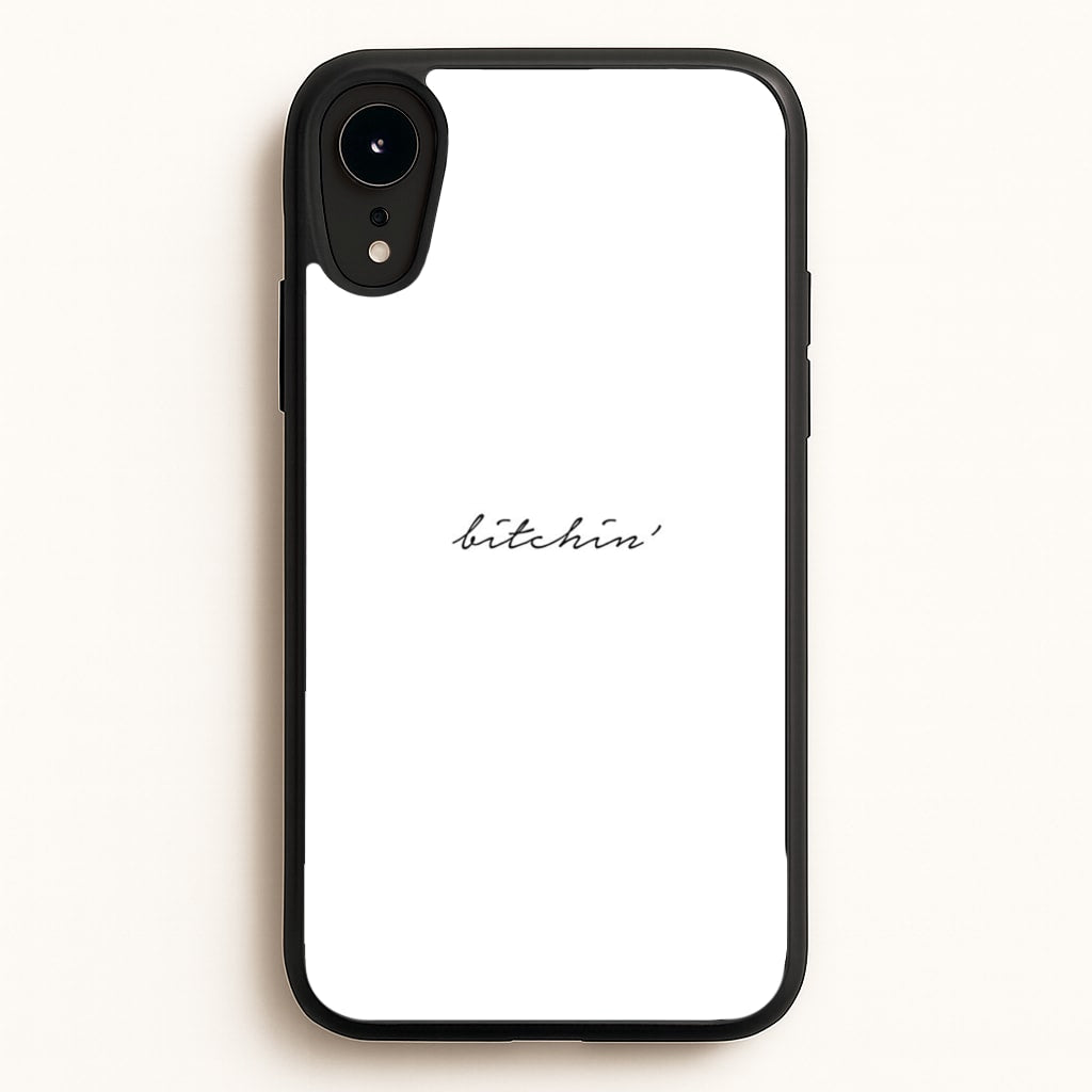 Bitchin' - White Stranger - Stranger Things Phone Case for iPhone XR