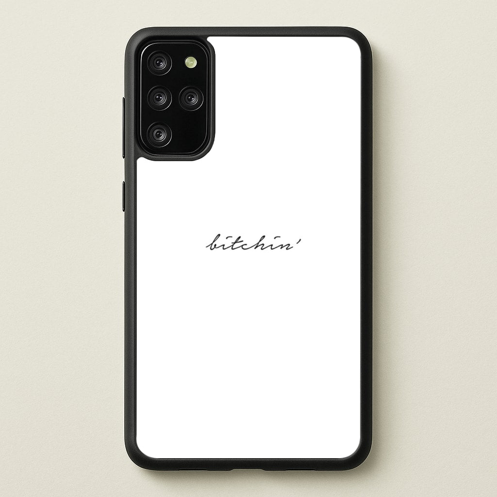 Bitchin' - White Stranger - Stranger Things Phone Case for Galaxy S20 Plus