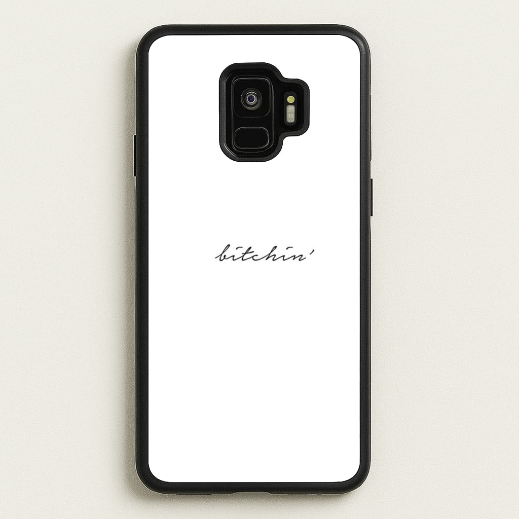 Bitchin' - White Stranger - Stranger Things Phone Case for Galaxy S9
