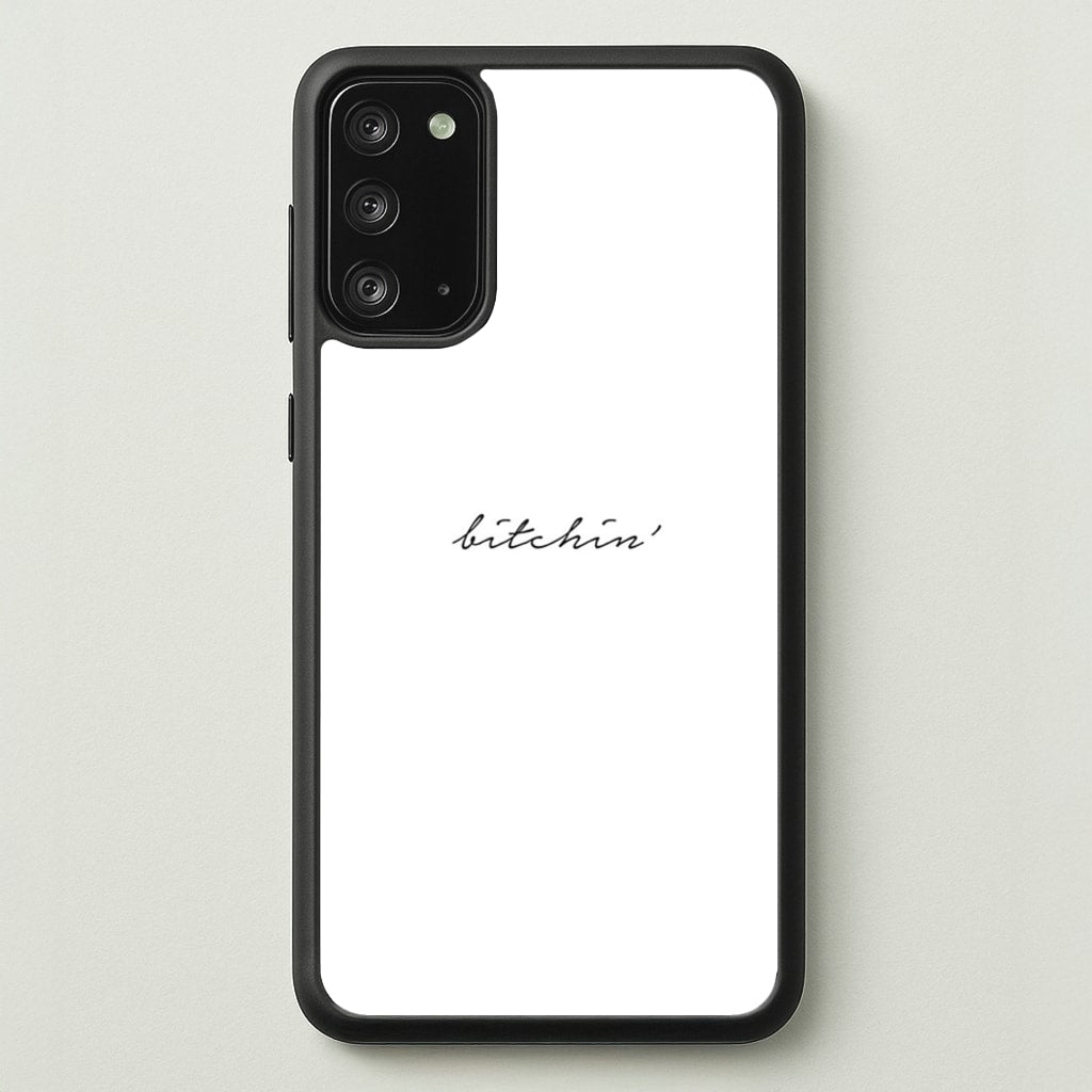 Bitchin' - White Stranger - Stranger Things Phone Case for Galaxy Note 20