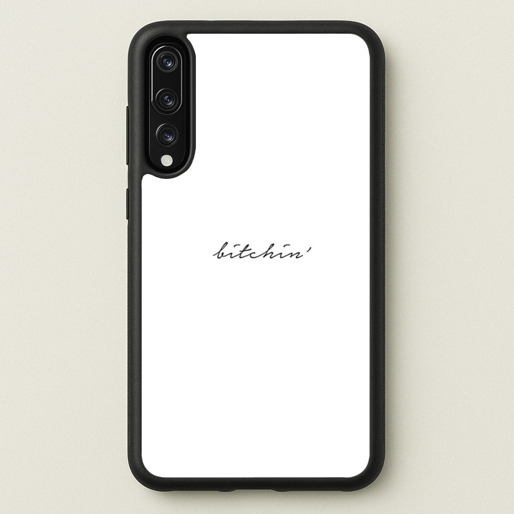 Bitchin' - White Stranger - Stranger Things Phone Case for Huawei P20 Pro