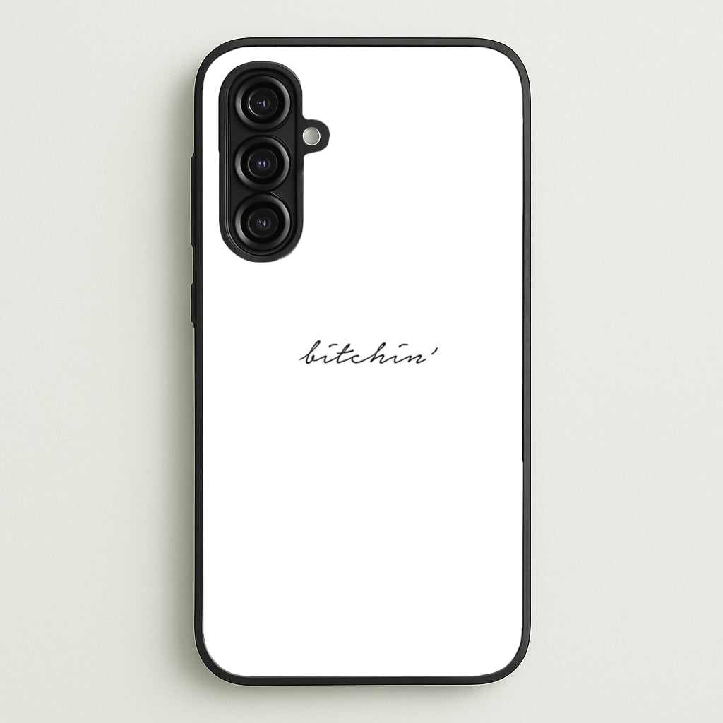 Bitchin' - White Stranger - Stranger Things Phone Case for Galaxy A16