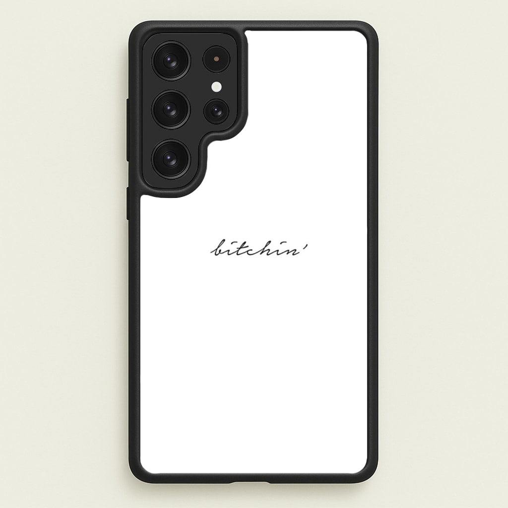 Bitchin' - White Stranger - Stranger Things Phone Case for Galaxy S22 Ultra
