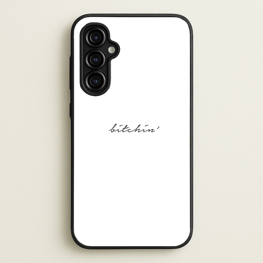 Bitchin' - White Stranger - Stranger Things Phone Case for Galaxy A54