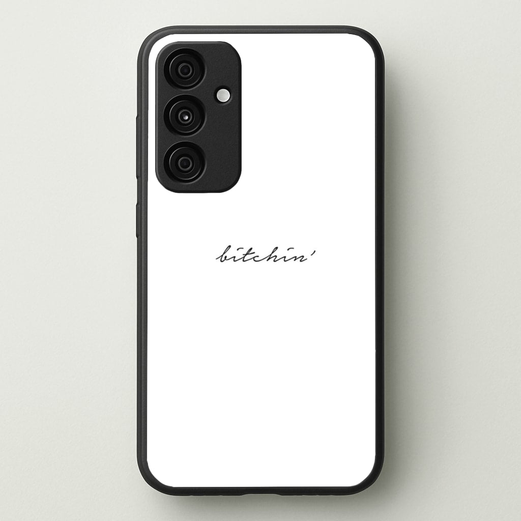 Bitchin' - White Stranger - Stranger Things Phone Case for Galaxy A55